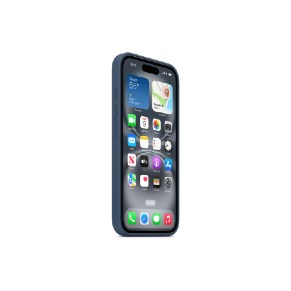 Apple Case with MagSafe , iPhone , iPhone 16 , Silicone , Denim