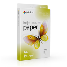 ColorWay PrintPro Matte Photo Paper, 190g/m, A4, 100pcs.