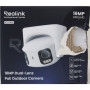 SALE OUT. Reolink PoE 4K 16MP Dual Lens and 180° panoramic view Camera , Reolink UHD Dual-Lens PoE Surveillance Camera with 180° Panoramic View , RP-PCT16MD , 24 month(s) , Dual lens , 16 MP , F2.8mm/F1.6 , IP67 , H.265/H.264 , Micro SD, Max. 512 GB , DAM