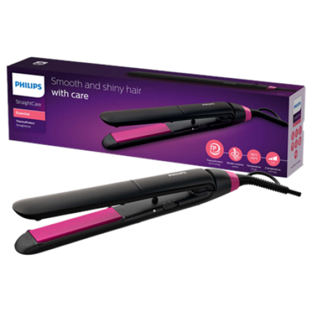 Philips , Hair Straightener , BHS375/00 , Warranty 24 month(s) , Ceramic heating system , Temperature (max) 220 °C , Black