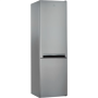 INDESIT , LI9 S1E S , Refrigerator , Energy efficiency class F , Free standing , Combi , Height 201.3 cm , Fridge net capacity 261 L , Freezer net capacity 111 L , 39 dB , Silver