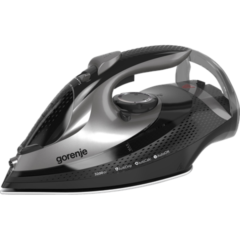 Gorenje SIH3200BKS , Steam Iron , 3200 W , Water tank capacity 420 ml , Continuous steam 40 g/min , Steam boost performance 250 g/min
