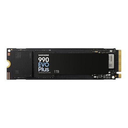 Samsung SSD , 990 EVO Plus , 1000 GB , SSD form factor M.2 2280 , Solid-state drive interface NVMe , Read speed 7250 MB/s , Write speed 6300 MB/s