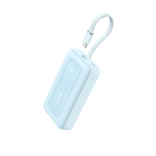 Anker , Power Bank with Built-In USB-C Cable , A1689031 , 20000 mAh , 30W Output , Blue