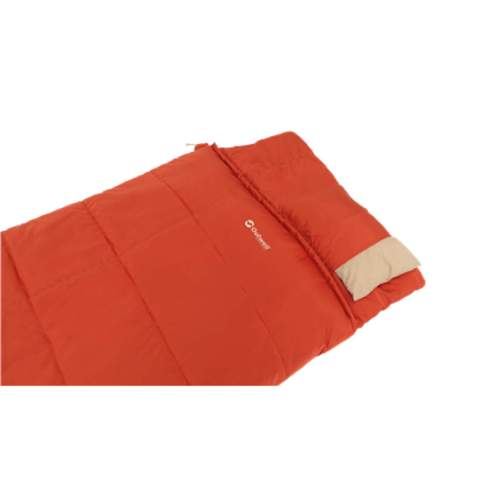 Outwell Contour Lux , Sleeping Bag , 220 x 85 cm , 2-way L-shape open-end with auto lock