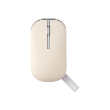 Asus Marshmallow Mouse , MD100 , Mouse , 2.4 GHz, Bluetooth , Beige