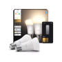 Philips Hue W 810 A60 2P EU , E27 , 7 W , Warm white to cool white light , Bluetooth, Zigbee
