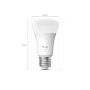 Philips Hue W 810 A60 2P EU , E27 , 7 W , Warm white to cool white light , Bluetooth, Zigbee