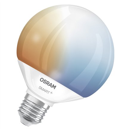 Osram SMART+ MATTER Globe 95 100 827 865 TW , E27 , 14 W , Tunable White , Wi-Fi