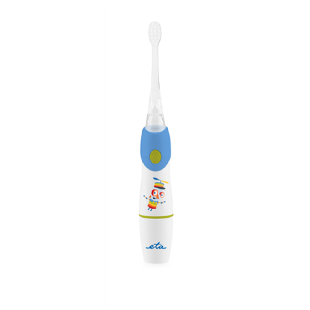 ETA Toothbrush , Sonetic ETA071090020 , Battery operated , For kids , Number of brush heads included 2 , Number of teeth brushing modes 1 , Blue/White