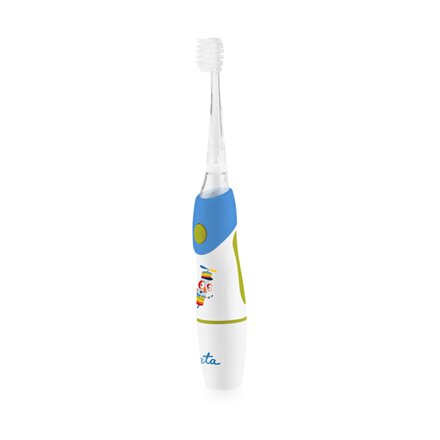 ETA Toothbrush , Sonetic ETA071090020 , Battery operated , For kids , Number of brush heads included 2 , Number of teeth brushing modes 1 , Blue/White