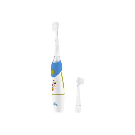 ETA Toothbrush , Sonetic ETA071090020 , Battery operated , For kids , Number of brush heads included 2 , Number of teeth brushing modes 1 , Blue/White
