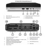 HP Renewed Grade A , ProDesk 400 G4 , Intel Core i3 , i3-8100T , 8 GB , SSD , 128 GB , Intel UHD Graphics 630 , Windows 11 Pro