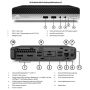 HP Renewed Grade A , ProDesk 400 G4 , Intel Core i3 , i3-8100T , 8 GB , SSD , 128 GB , Intel UHD Graphics 630 , Windows 11 Pro