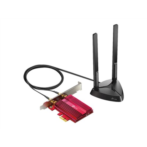 TP-LINK , AX3000 Wi-Fi 6 Bluetooth 5.0 PCIe Adapter , TX3000E , 2.4GHz/5GHz , Antenna type 2xHigh-Gain External Antennas , 574+2402 Mbit/s