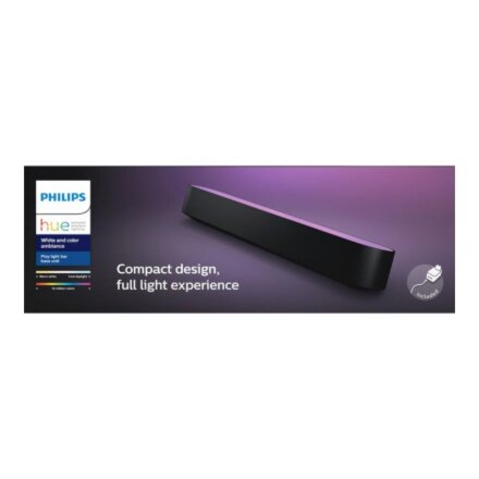 Philips Hue Play WCA Lightbar Base, Black , 42 W , 2000-6500 Hue White Colour Ambiance