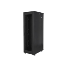 Lanberg Rack cabinet 19 free-standing 42U/800x1000 (flat pack) with mesh door, black , Lanberg