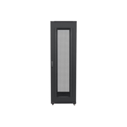 Lanberg , Rack cabinet 19 free-standing 42U/800x1000 (flat pack) with mesh door , FF01-8042-23B , Black