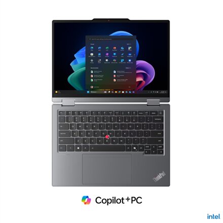 Lenovo ThinkPad X1 2-in-1 G11 Intel , Grey , 14 , OLED , Touchscreen , 2.8K , 2880 x 1800 pixels , Intel Core Ultra X7 , 368H , 64 GB , Soldered LPDDR5X , Solid-state drive capacity 1000 GB , Intel Arc B390 GPU , Windows 11 Pro , 802.11be , Bluetooth vers