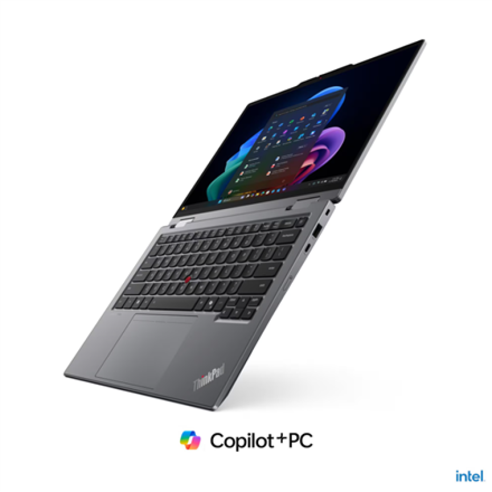 Lenovo ThinkPad X1 2-in-1 G11 Intel , Grey , 14 , OLED , Touchscreen , 2.8K , 2880 x 1800 pixels , Intel Core Ultra X7 , 368H , 64 GB , Soldered LPDDR5X , Solid-state drive capacity 1000 GB , Intel Arc B390 GPU , Windows 11 Pro , 802.11be , Bluetooth vers