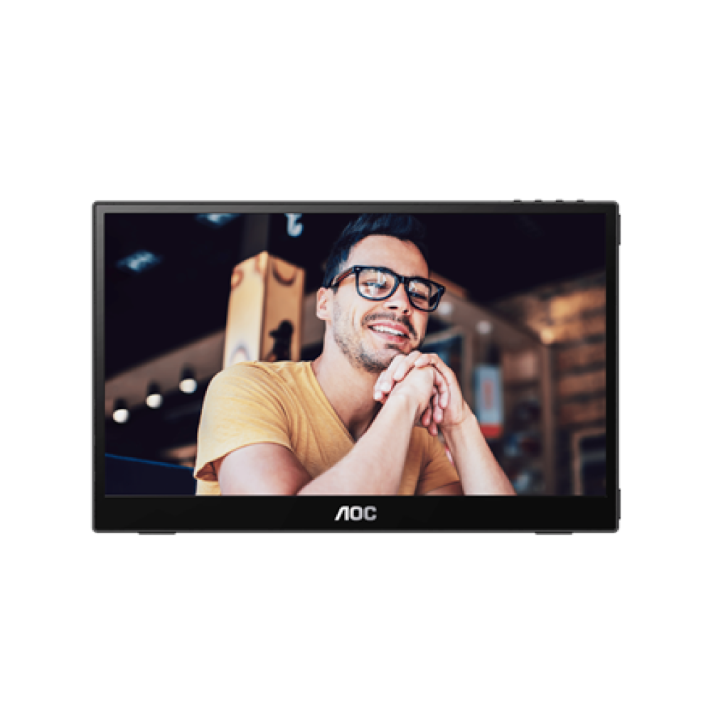 AOC 16T3EA , 16 , IPS , FHD , 16:9 , 60 Hz , 4 ms , 1920 x 1080 pixels , 250 cd/m² , Black