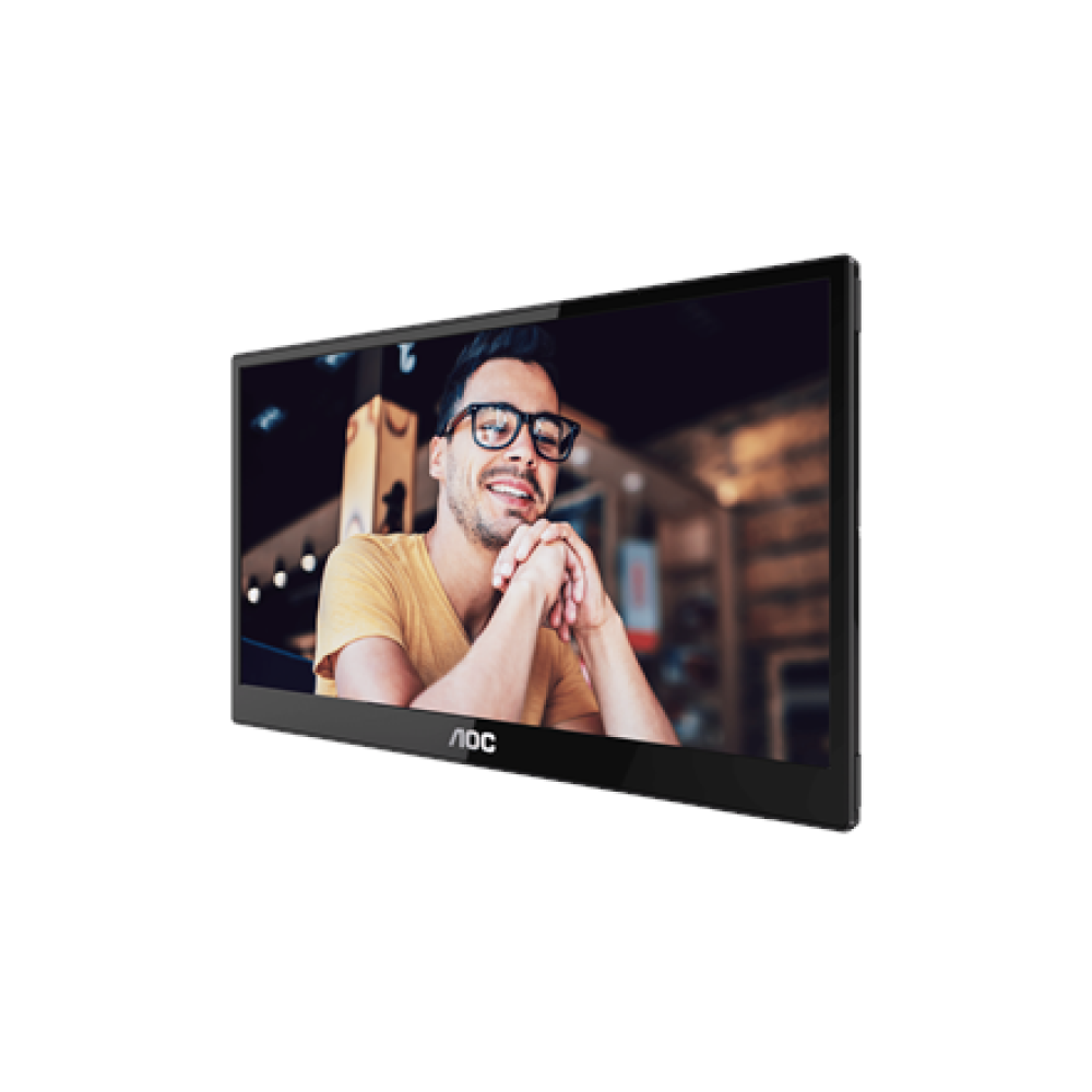 AOC 16T3EA , 16 , IPS , FHD , 16:9 , 60 Hz , 4 ms , 1920 x 1080 pixels , 250 cd/m² , Black