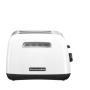 KitchenAid Classic Toaster , 5KMT2115EWH , Power 1100 W , Number of slots 2 , Housing material Metal , Stainless Steel/White