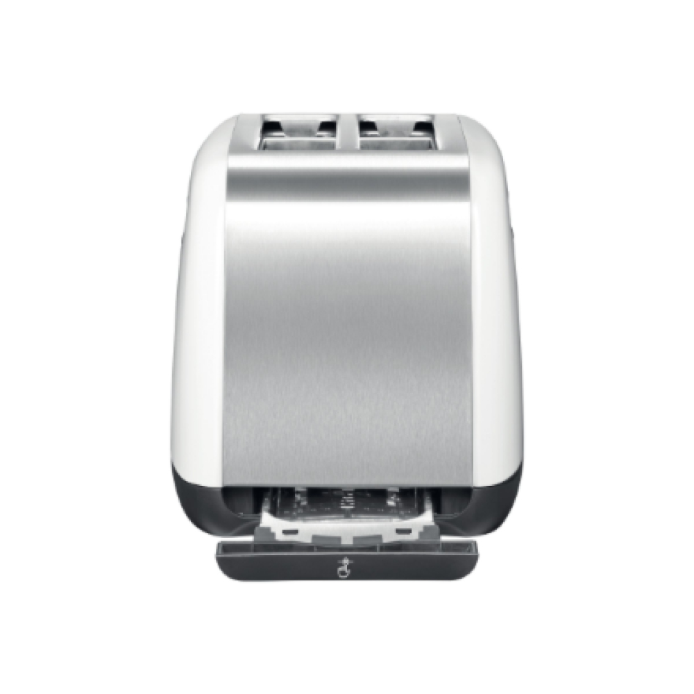 KitchenAid Classic Toaster , 5KMT2115EWH , Power 1100 W , Number of slots 2 , Housing material Metal , Stainless Steel/White