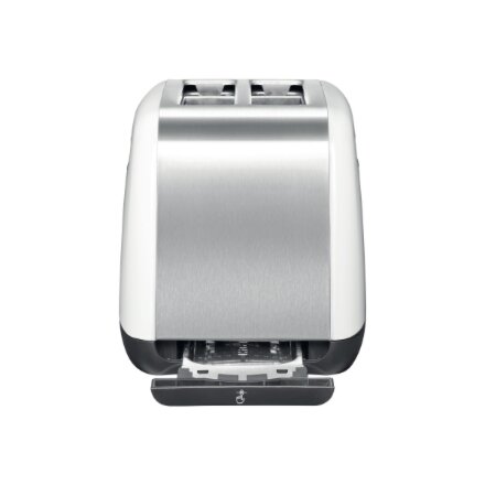 KitchenAid Classic Toaster , 5KMT2115EWH , Power 1100 W , Number of slots 2 , Housing material Metal , Stainless Steel/White