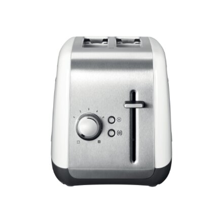 KitchenAid Classic Toaster , 5KMT2115EWH , Power 1100 W , Number of slots 2 , Housing material Metal , Stainless Steel/White