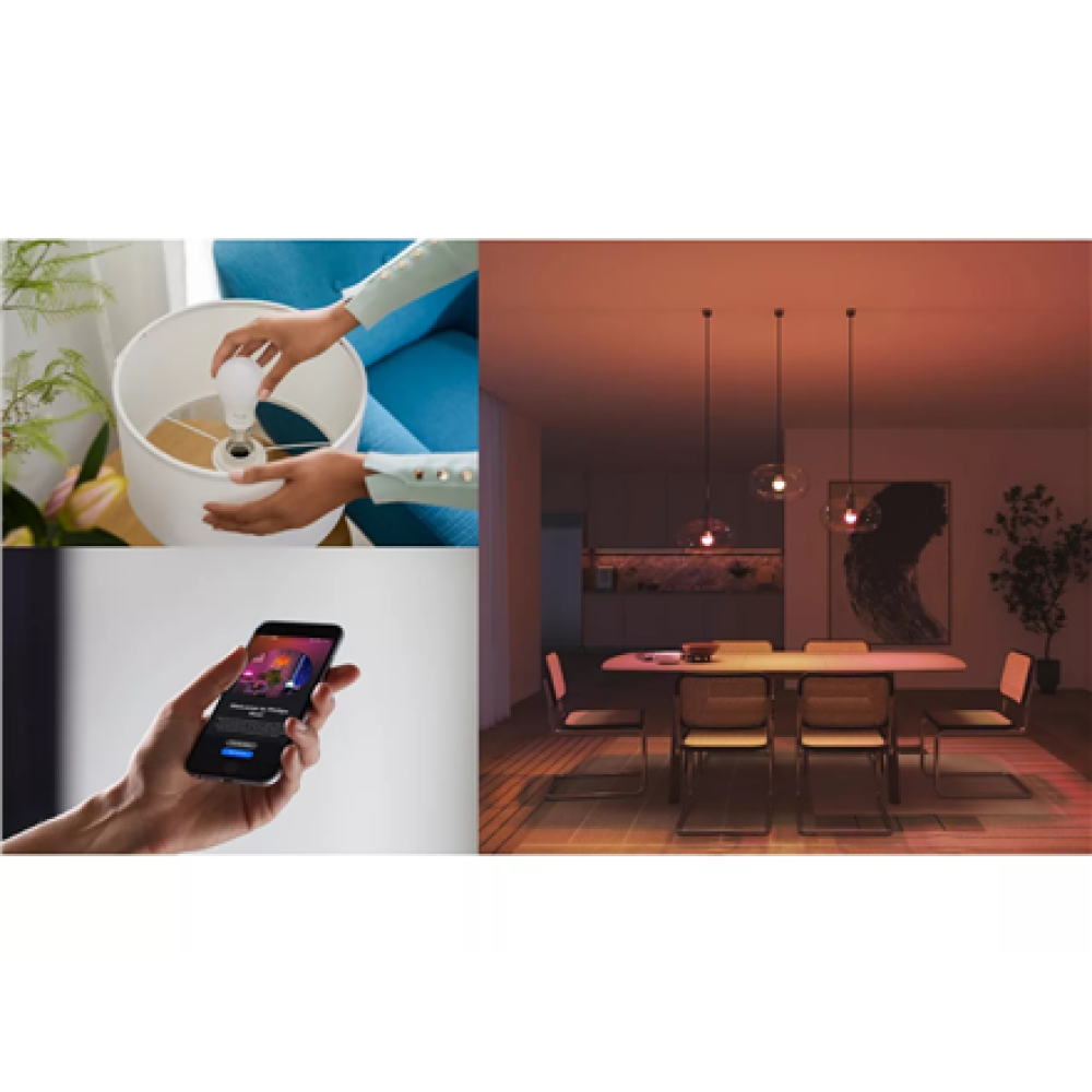 Philips Hue E WCA 806 A60 E27 2kit EU , E27 , 8 W , 16 million colours, White and colour light