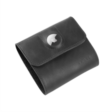 Fixed , Classic Wallet for AirTag , Apple , Genuine cowhide , Black , Dimensions of the wallet : 11 x 11.5 cm; Closing of the wallet is secured by a magnet; Smaller pocket for Apple AirTag; inner hidden pocket; 4 pockets for credit cards or documents