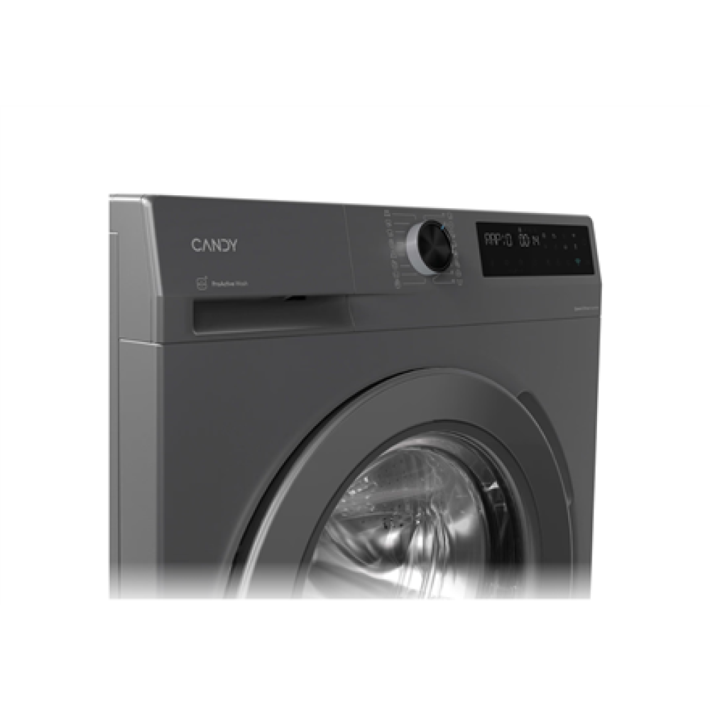 Candy Washing machine , BR 26SSR6G-S , Energy efficiency class A , Front loading , Washing capacity 6 kg , 1200 RPM , Depth 42 cm , Width 59.5 cm , Display , Digital , Steam function , Wi-Fi , Grey