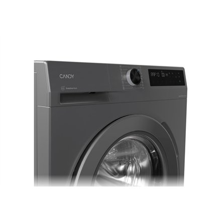 Candy , Washing machine , BR 26SSR6G-S , Energy efficiency class A , Front loading , Washing capacity 6 kg , 1200 RPM , Depth 42 cm , Width 59.5 cm , Display , Digital , Steam function , Wi-Fi , Grey