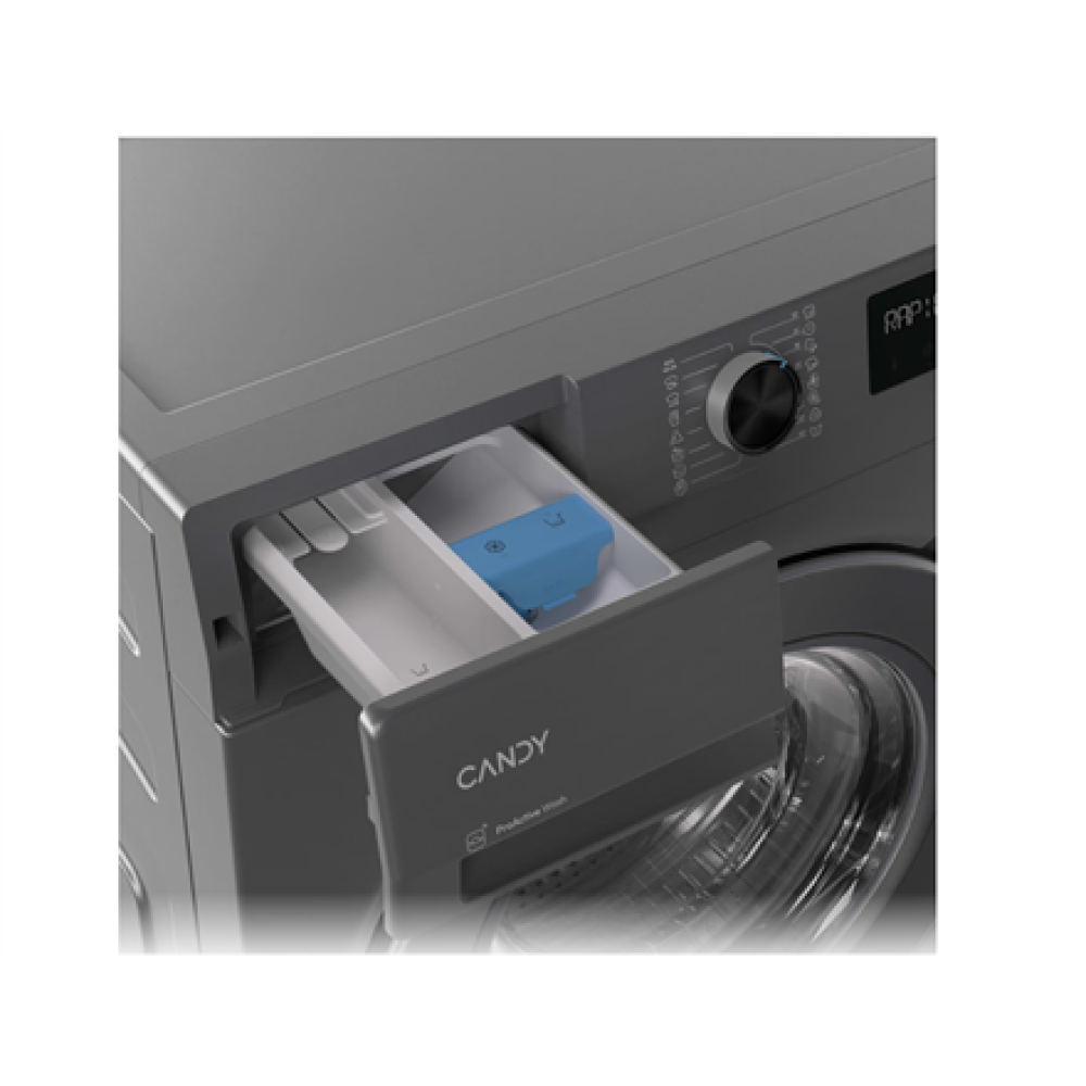 Candy Washing machine , BR 26SSR6G-S , Energy efficiency class A , Front loading , Washing capacity 6 kg , 1200 RPM , Depth 42 cm , Width 59.5 cm , Display , Digital , Steam function , Wi-Fi , Grey
