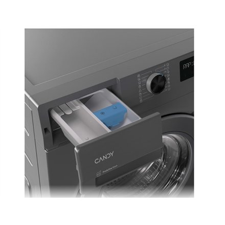 Candy , Washing machine , BR 26SSR6G-S , Energy efficiency class A , Front loading , Washing capacity 6 kg , 1200 RPM , Depth 42 cm , Width 59.5 cm , Display , Digital , Steam function , Wi-Fi , Grey