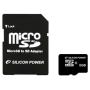 Silicon Power , 8 GB , MicroSDHC , Flash memory class 10 , SD adapter