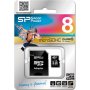 Silicon Power , 8 GB , MicroSDHC , Flash memory class 10 , SD adapter