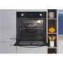 Candy , FIDC N625 L , Oven , 70 L , Electric , Steam , Mechanical control with digital timer , Yes , Height 59.5 cm , Width 59.5 cm , Black