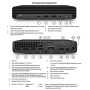 HP Renewed Grade A , ProDesk 400 G6 Desktop Mini , Intel Core i5 , i5-10500T , 16 GB , SSD , 256 GB , Intel UHD Graphics 630 , Windows 11 Pro
