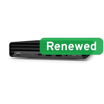 HP Renewed Grade A , ProDesk 400 G6 Desktop Mini , Intel Core i5 , i5-10500T , 16 GB , SSD , 256 GB , Intel UHD Graphics 630 , Windows 11 Pro