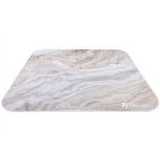 Arozzi Zona Square Floor Pad , White Marble