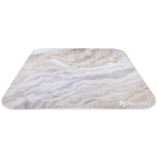 Arozzi Zona Square Floor Pad , White Marble
