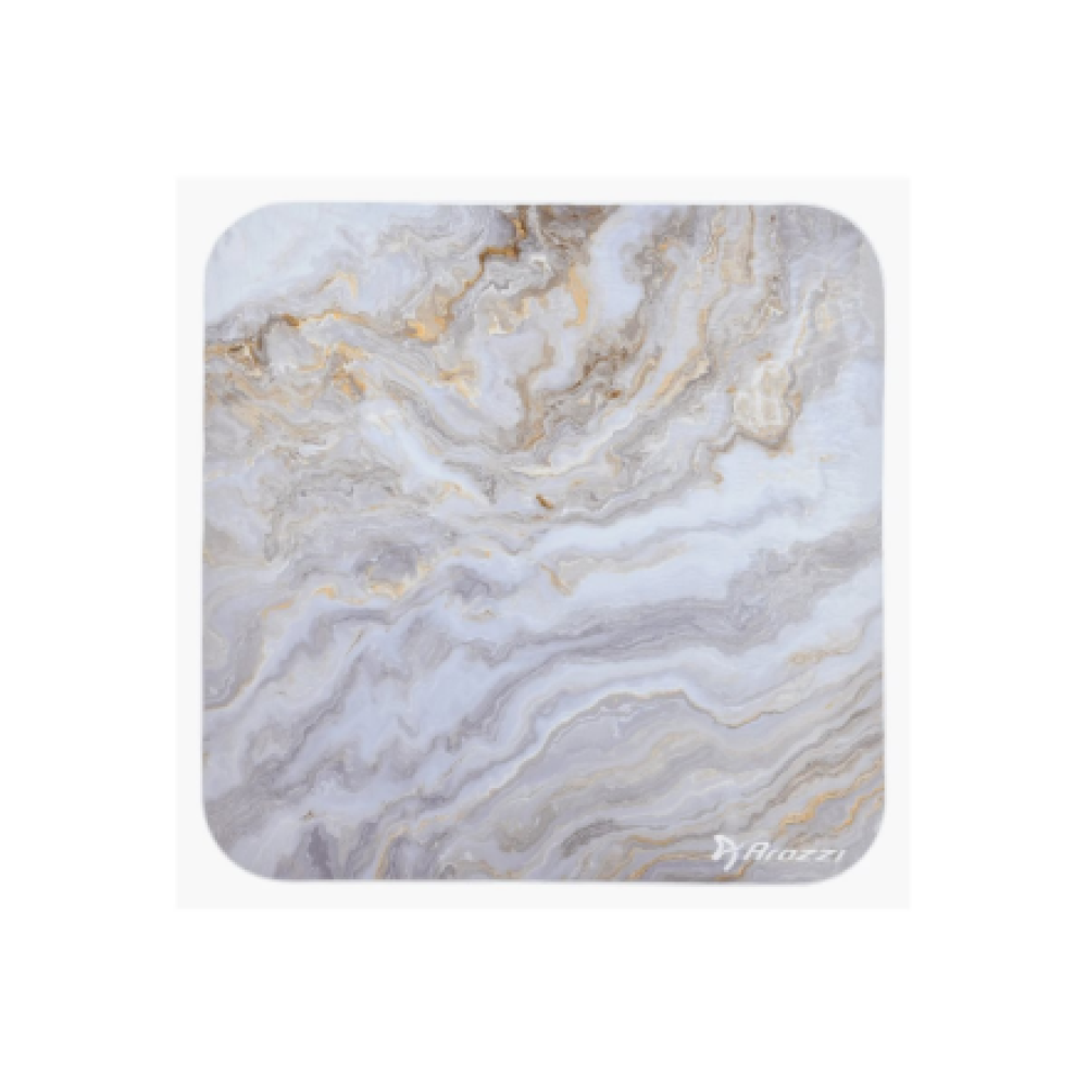 Arozzi Zona Square Floor Pad , White Marble