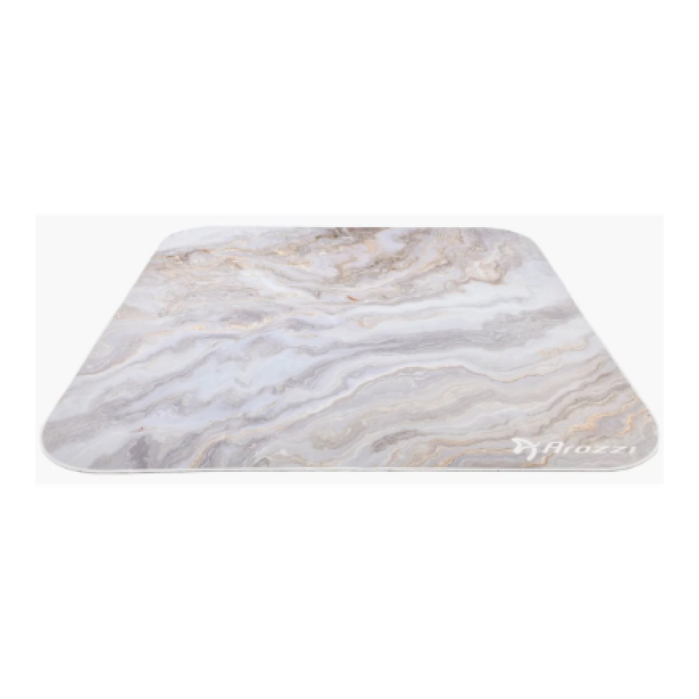 Arozzi Zona Square Floor Pad , White Marble