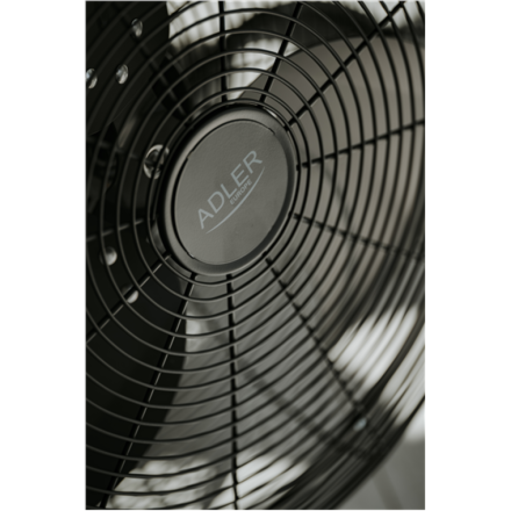 Adler Fan , AD 7334 , Velocity fan , Black , Diameter 45 cm , Number of speeds 3 , Oscillation , 110 W