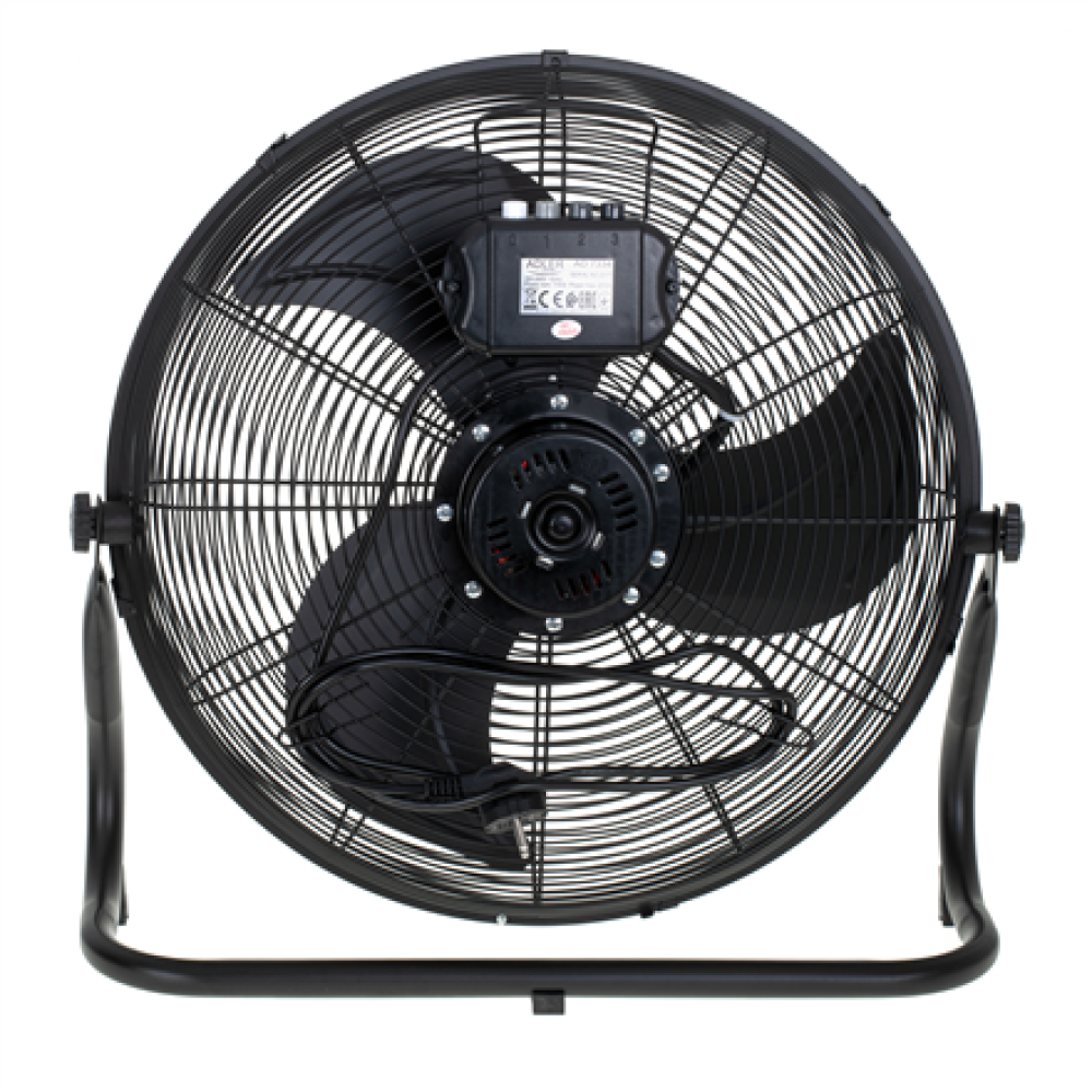Adler Fan , AD 7334 , Velocity fan , Black , Diameter 45 cm , Number of speeds 3 , Oscillation , 110 W