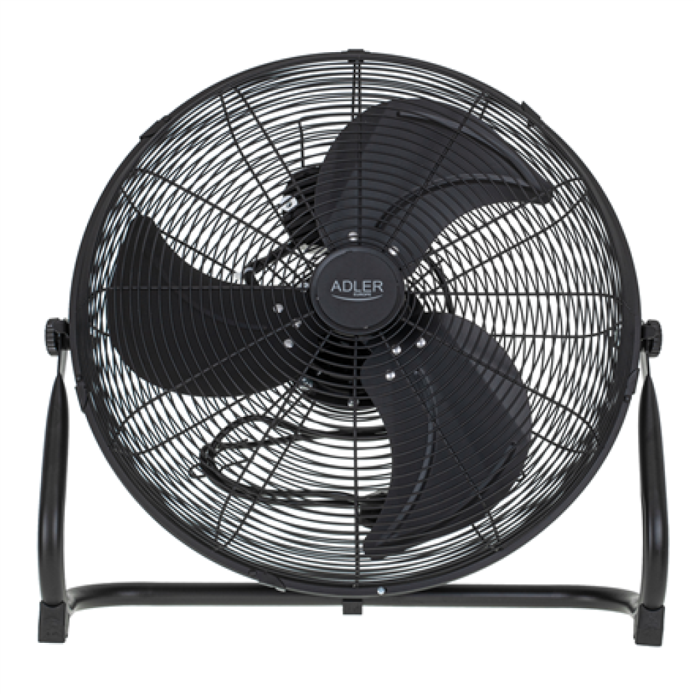 Adler Fan , AD 7334 , Velocity fan , Black , Diameter 45 cm , Number of speeds 3 , Oscillation , 110 W