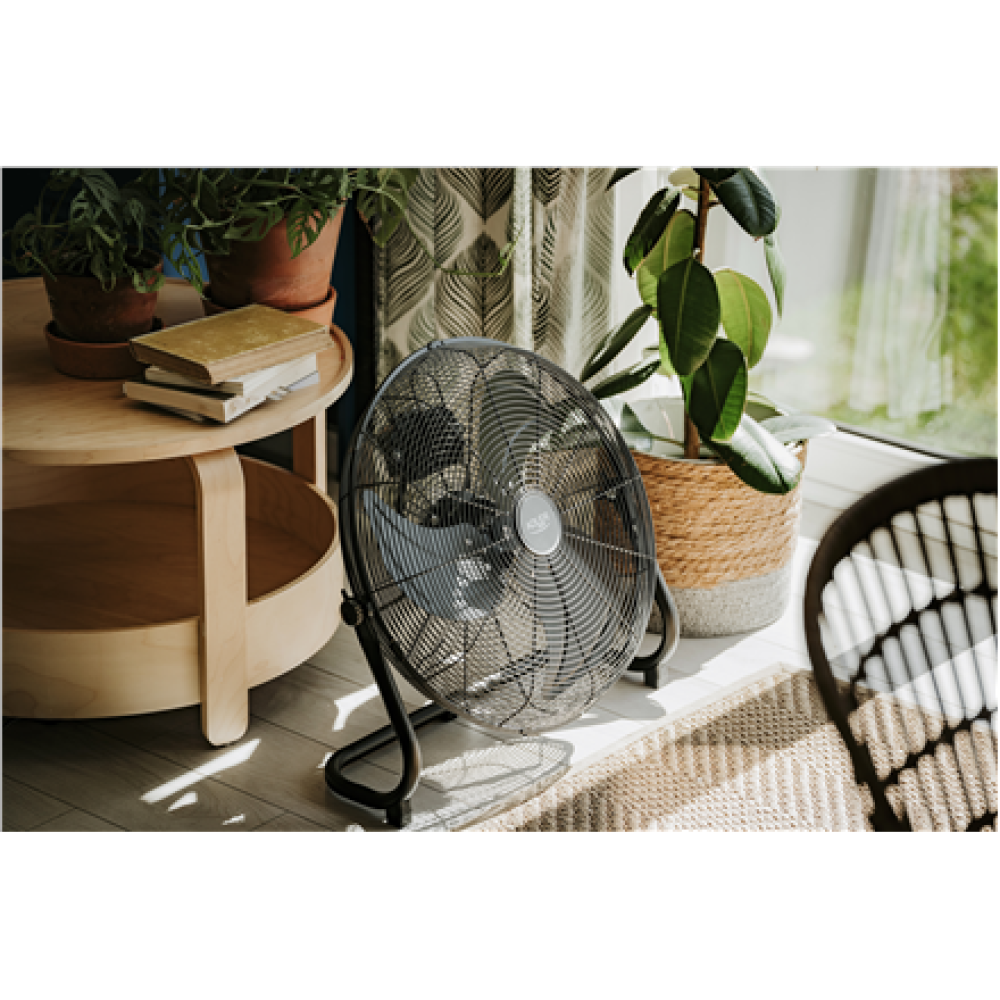 Adler Fan , AD 7334 , Velocity fan , Black , Diameter 45 cm , Number of speeds 3 , Oscillation , 110 W