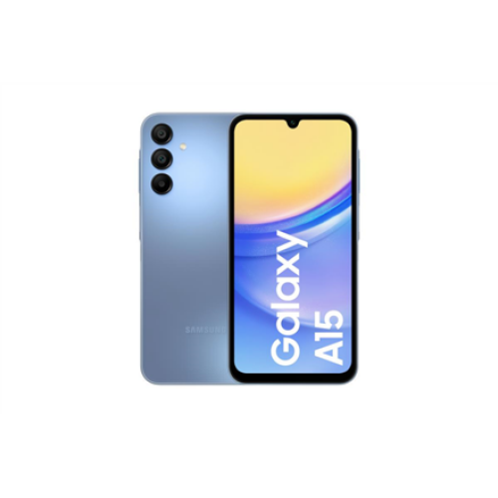 Samsung , Galaxy , A15 (A155) , Blue , 6.5 , Super AMOLED , 1080 x 2340 pixels , Mediatek , Helio G99 (6nm) , Internal RAM 4 GB , 128 GB , microSDXC , Dual SIM , Nano-SIM , 3G , 4G , Main camera resolution 50+5+2 MP , Secondary camera resolution 13 MP , A